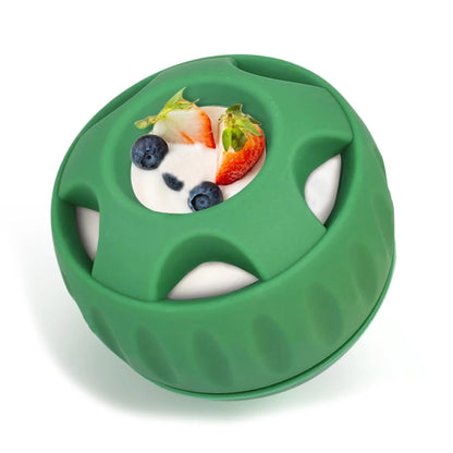 Durable Pet Chew Toy Set - Fillable Rubber Treat Holders - Dog Teething Toys for Anxiety Relief - Cooling Summer Play for Puppies and Adult Dogs