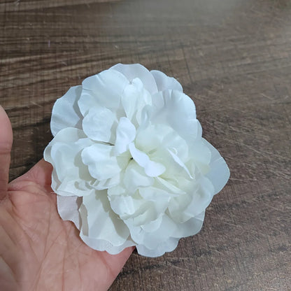 Silk Artificial Dahlia Flower Heads 100pcs 10cm for Home Décor, Wedding, Bridal Shower, Outdoor Event Decoration, DIY Wreaths, Gift Box Fillers, Silk Rose Style