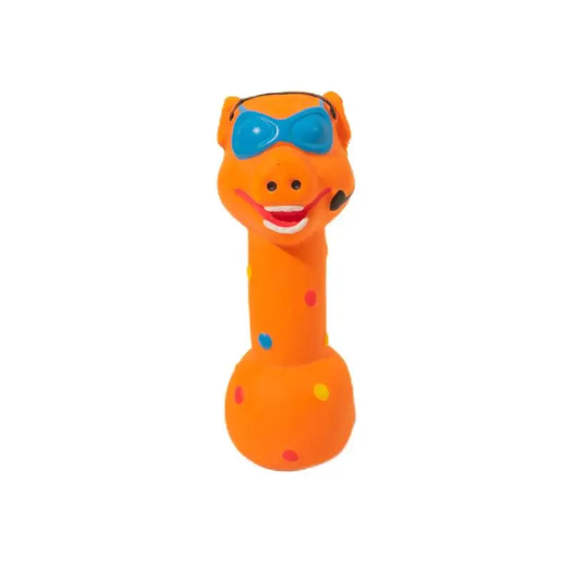 latex animal-shaped squeaky dog toy - durable, bite-resistant, fun pet play for small to large dogs, ideal for chewing and engaging playtime activities