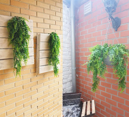 Artificial Ivy Garland Rattan Vine - Home, Bridal Shower, Outdoor Decor - 2.1M/2.3M Length, Hanging Fake Foliage, Greenery Creeper, Leaf Wreath for Exhibition Use