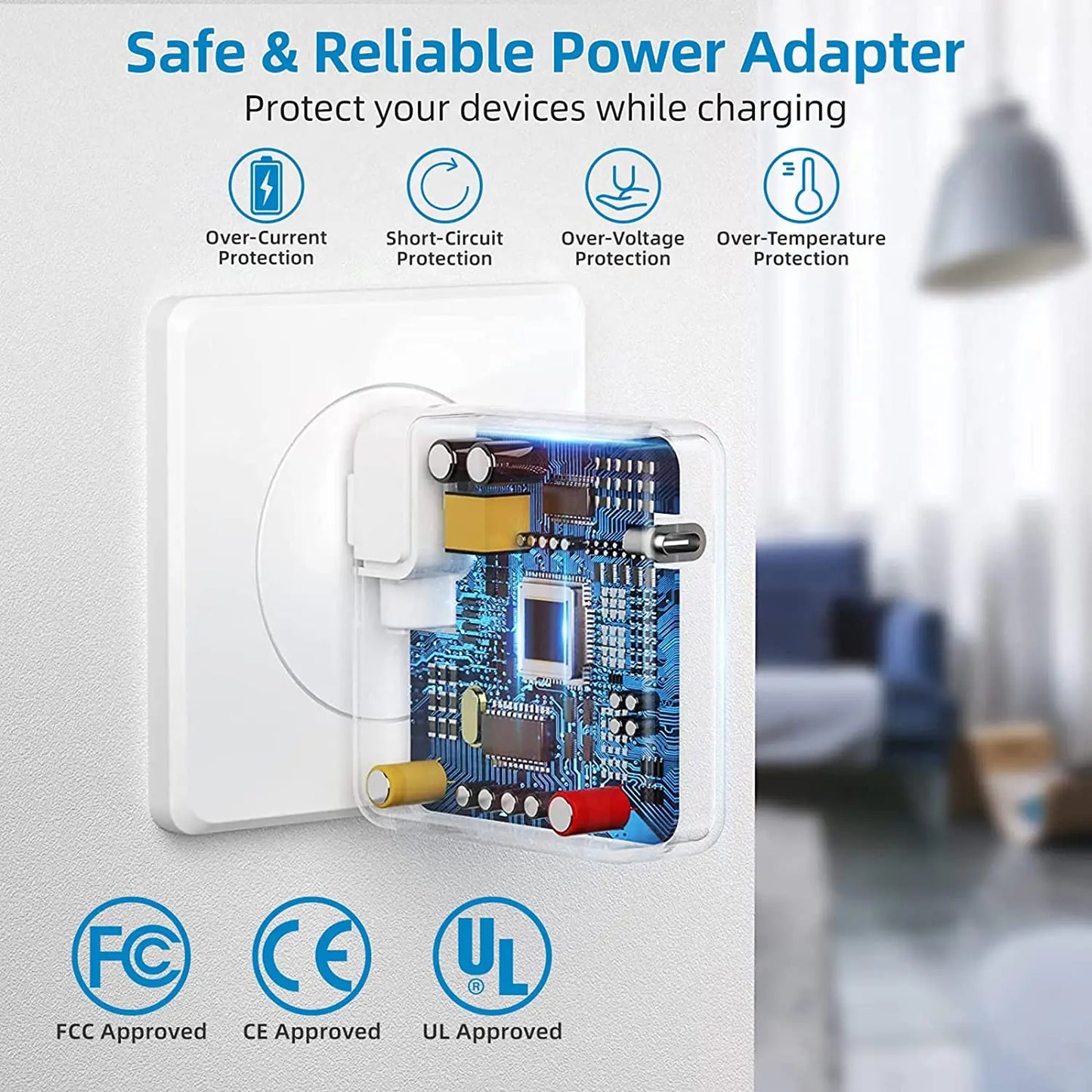 140w usb c charger with 2m cable – fast usb-c power adapter for macbook pro, iphone 15, ipad pro, galaxy s24, steam deck, laptops & tablets – pd 3.1 fast charging plug