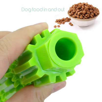 Strong Rubber Dog Chew Toy for Aggressive Chewers, Treat Dispensing, Teeth Cleaning, Long-Lasting, Squeaky Design, Safe for All Dog Sizes, Pet Play and Mental Stimulation