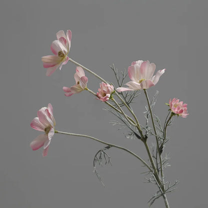 Artificial Gerbera Daisy Flower 60cm White Silk Stem for Home, Wedding, Table, Indoor Decor - Perfect for Anniversary, Baby Shower, Bridal Party, Birthday, Housewarming