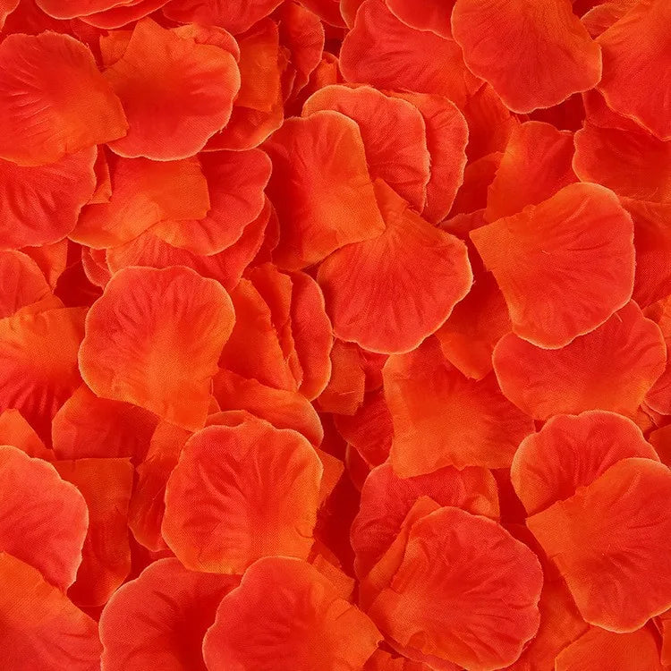 artificial silk rose petals 1000pcs for romantic occasions, wedding, anniversary, proposal, valentine's floral decor, non-woven indoor home decoration