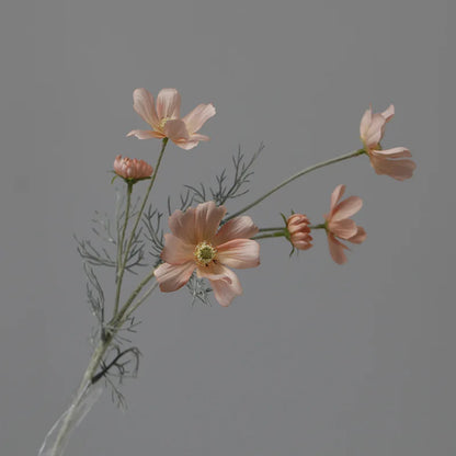 Artificial Gerbera Daisy Flower 60cm White Silk Stem for Home, Wedding, Table, Indoor Decor - Perfect for Anniversary, Baby Shower, Bridal Party, Birthday, Housewarming