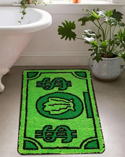 VIKAMA Coin Imitation Cashmere Carpet Spongebob Squarepants Bedroom Living Room Blanket Home Decor Non-Slip Waterproof Decorative Rug