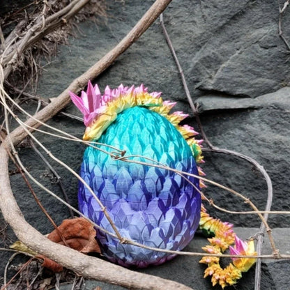3D Printed 12inch Crystal Dragon Egg Fidget Toy for Adults Gifts