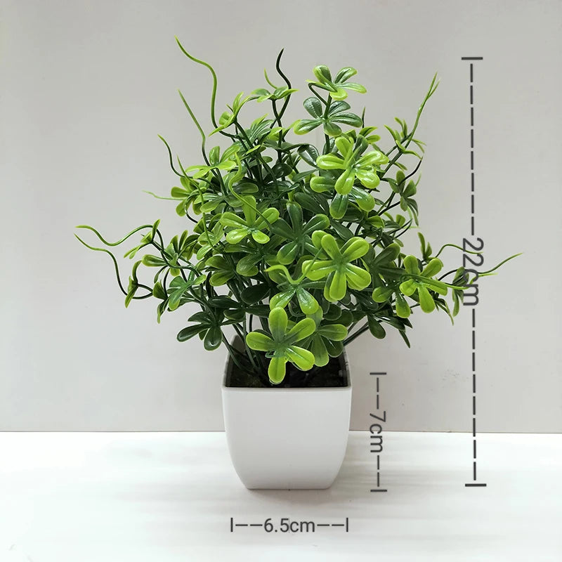 artificial bonsai plant for desktop, office, or window sill | plastic decorative potted plant | ideal for home decor, outdoor exhibitions | natural-looking indoor ornament