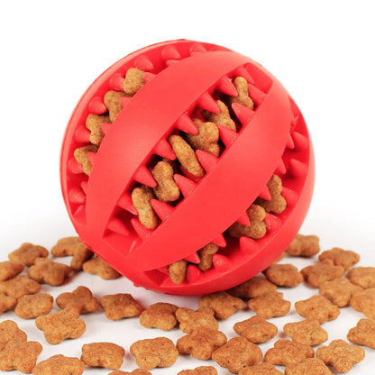 B0FGDGRW98 Natural Rubber Pet Dog Toys Dog Chew Toys Tooth Cleaning Treat Ball Rubber Ball Pet Cleaning Teeth Grinding Leakage Ball Dog Toy