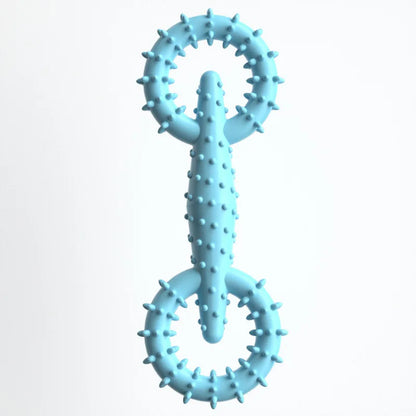 Durable Dog Chew Toy for Small Breeds, Premium Rubber, Bite Resistant, Teeth Cleaning Aid, Puppy Teething, Indoor Outdoor Play, Enhances Pet Dental Health