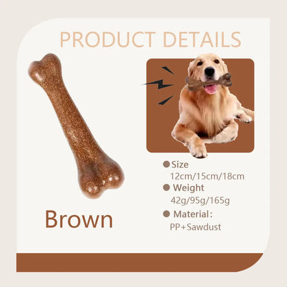 Durable Wooden Dog Chew Toys, Non-Toxic Safe Material, Tough Anti-Bite Design, Ideal for Dental Health, Stress Relief, Interactive Play, Suitable for Small, Medium, Large Dogs