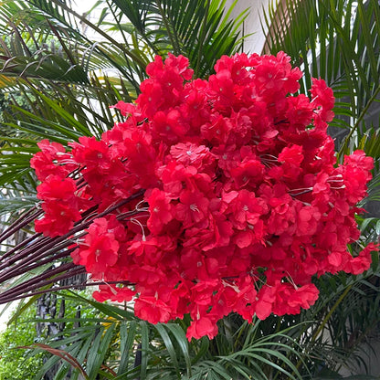 Artificial Cherry Blossom Branch, 80CM, Silk Cloth Flowers for Weddings, Birthdays, Parties, Home and Office Decoration, Indoor Flower Arrangement Accessory