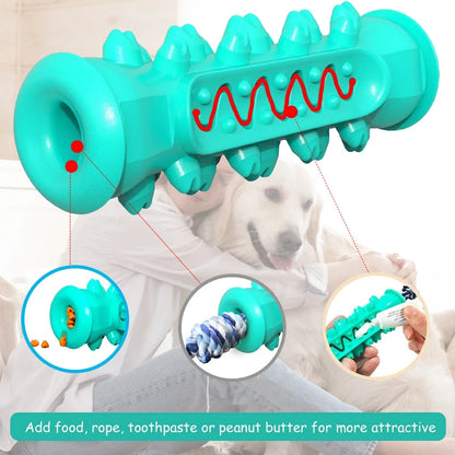 Dog Chew Toys for Puppy Dental Care, Safe Soft Rubber Teething, Teeth Cleaning, Durable Molar Toys, Pet Supplies, Oral Hygiene, Gum Massage, Non-Toxic