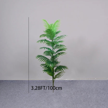 150cm Tall Artificial Palm Tree with Real Touch Leaves, Indoor Outdoor Decorative Fake Plant for Home, Office, Garden, Shop, Party, Exhibition, Jungle Theme Decor