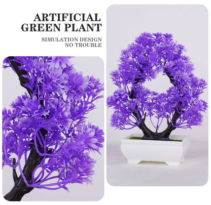 Artificial Bonsai Plant Decoration for Home and Office | Lifelike Potted Display for Garden, Desktop, Shower Events & Exhibitions | Indoor Outdoor Faux Floral Ornament