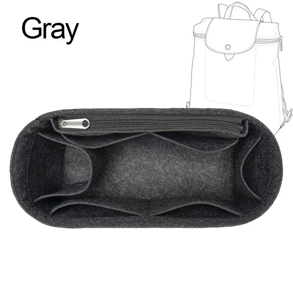 soft pouch organizer felt insert bag inner bag handbag insert bag purse linerfor longchamp le pliage backpack bag
