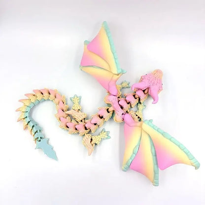 3D Dragon Rotatable Articulated Dragon Kid Gifts Realistic Statue Decor