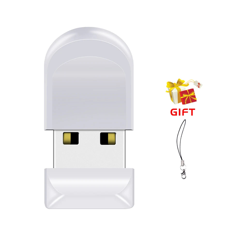 128gb usb 2.0 flash drive oval pen drive high speed memory stick for data transfer, storage, business gifts, key chain accessory