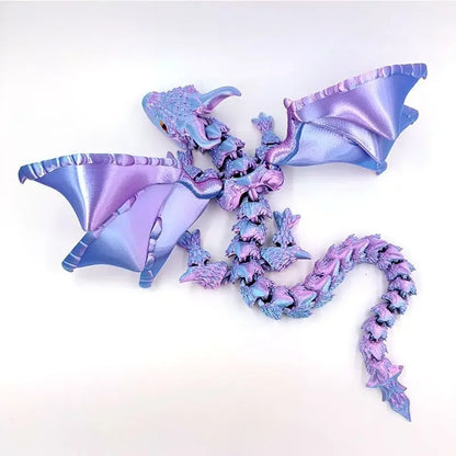 3D Dragon Rotatable Articulated Dragon Kid Gifts Realistic Statue Decor