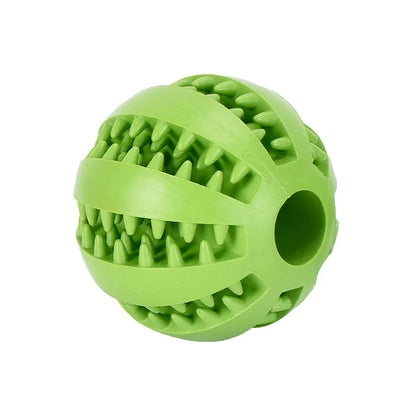 Interactive Rubber Dog Toy Ball, Safe & Durable Chew Toy for Puppies & Large Dogs, Non-Toxic, Ideal for Fetch, Training, Indoor Outdoor Play, Boosts Dental Health & Mental Stimulation
