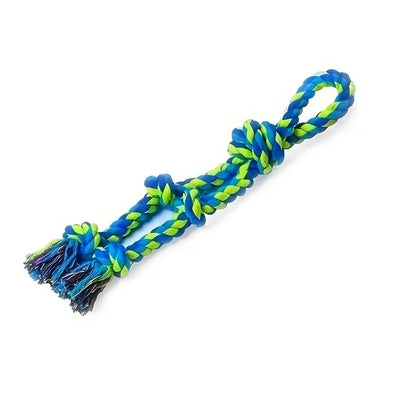Tough Linen Knot Dog Chew Toys, Durable Rope for Medium & Large Dogs, Safe Teething, Interactive Tug of War Play, Non-Toxic, Heavy-Duty Chewing Solution