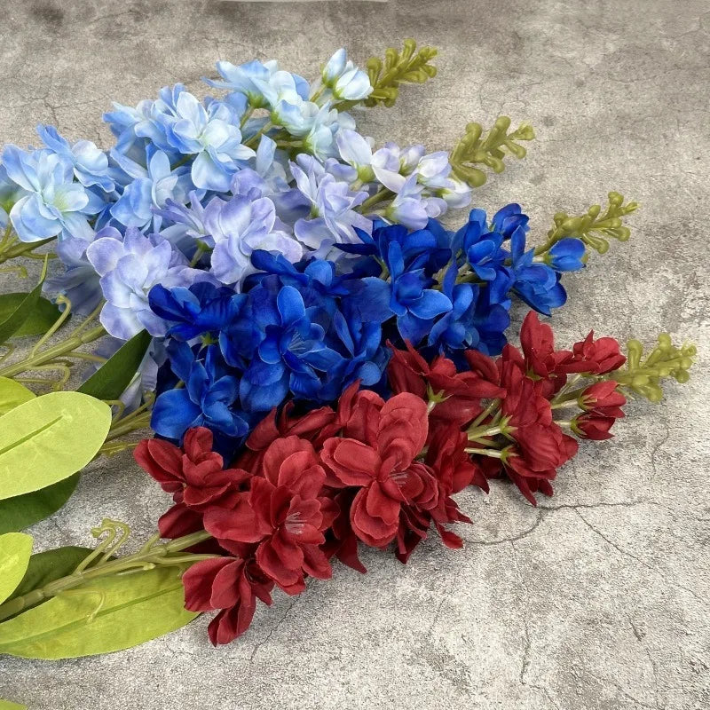 artificial hyacinth floral branch - violet pp material for home decoration, wedding, anniversary, birthday, bridal shower, indoor use, non-toxic, realistic look