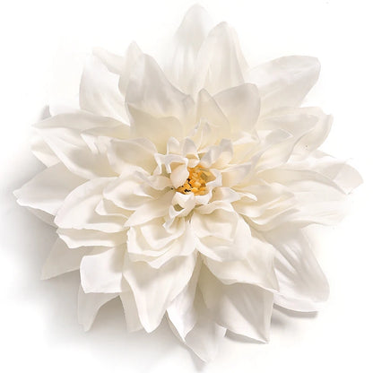 Artificial Dahlia & Chrysanthemum Flower Heads, 5/10pcs, 15cm, Silk DIY Home Decor, Bridal Bouquet Accessories, Party, Anniversary, Indoor Decoration