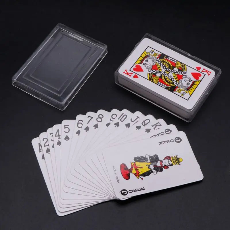 5.8x3.7cm 2.28x1.46in mini miniature games playing cards home decor for family fun, travel, unique gift, durable design, perfect for all ages
