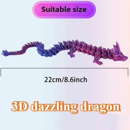 1PCS 3D Printed Dragon Egg Full Joint Model Movable Jewelry Toy Game