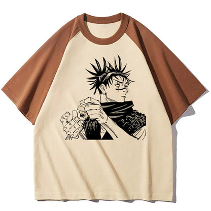 Choso Tee Women Trendy T-Shirts Girl Y2K Anime Clothing Casual Cartoon Graphic Tee for Everyday Wear