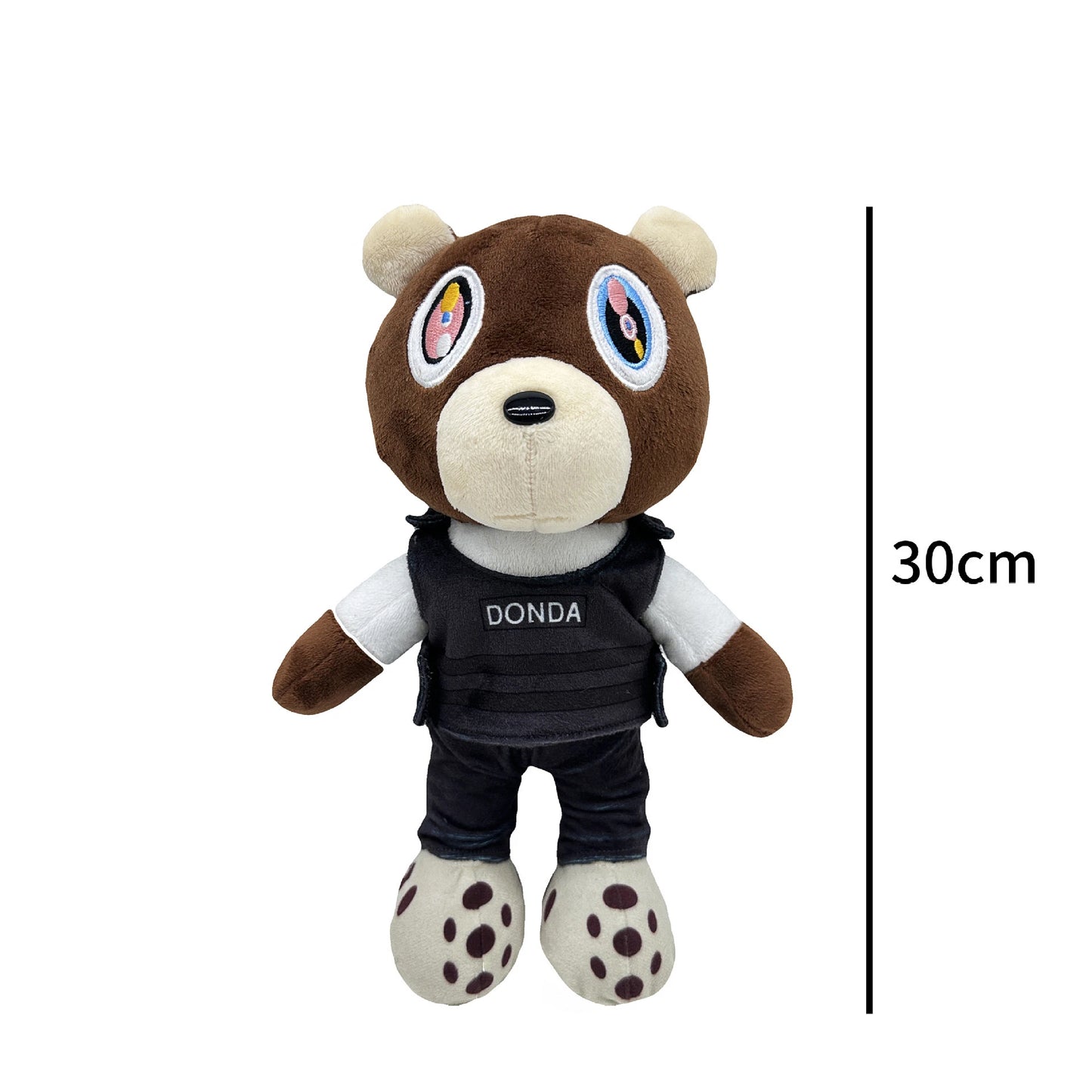 b0cxhrlmmg kanye teddy bear plush toy cartoon bear dolls stuffed soft toy christmas birthday gift for children 26cm-30cm