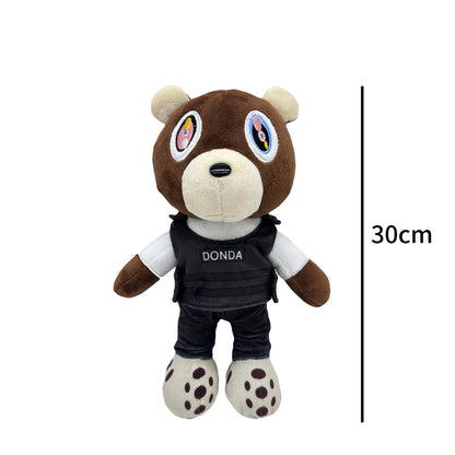 B0CXHRLMMG Kanye Teddy Bear Plush Toy Cartoon Bear Dolls Stuffed Soft Toy Christmas Birthday Gift For Children 26cm-30cm