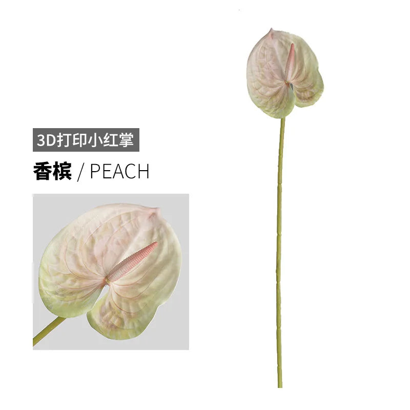 artistic white artificial flower branch 100cm | silk texture | home & event decor | ideal for weddings, anniversaries & indoor decoration