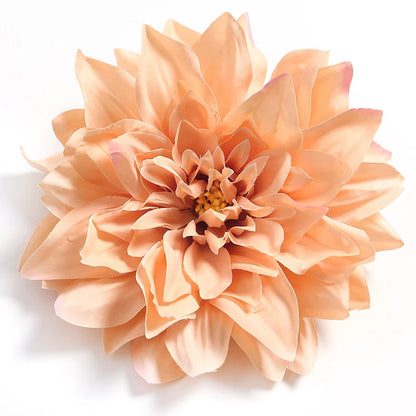 Artificial Dahlia & Chrysanthemum Flower Heads, 5/10pcs, 15cm, Silk DIY Home Decor, Bridal Bouquet Accessories, Party, Anniversary, Indoor Decoration