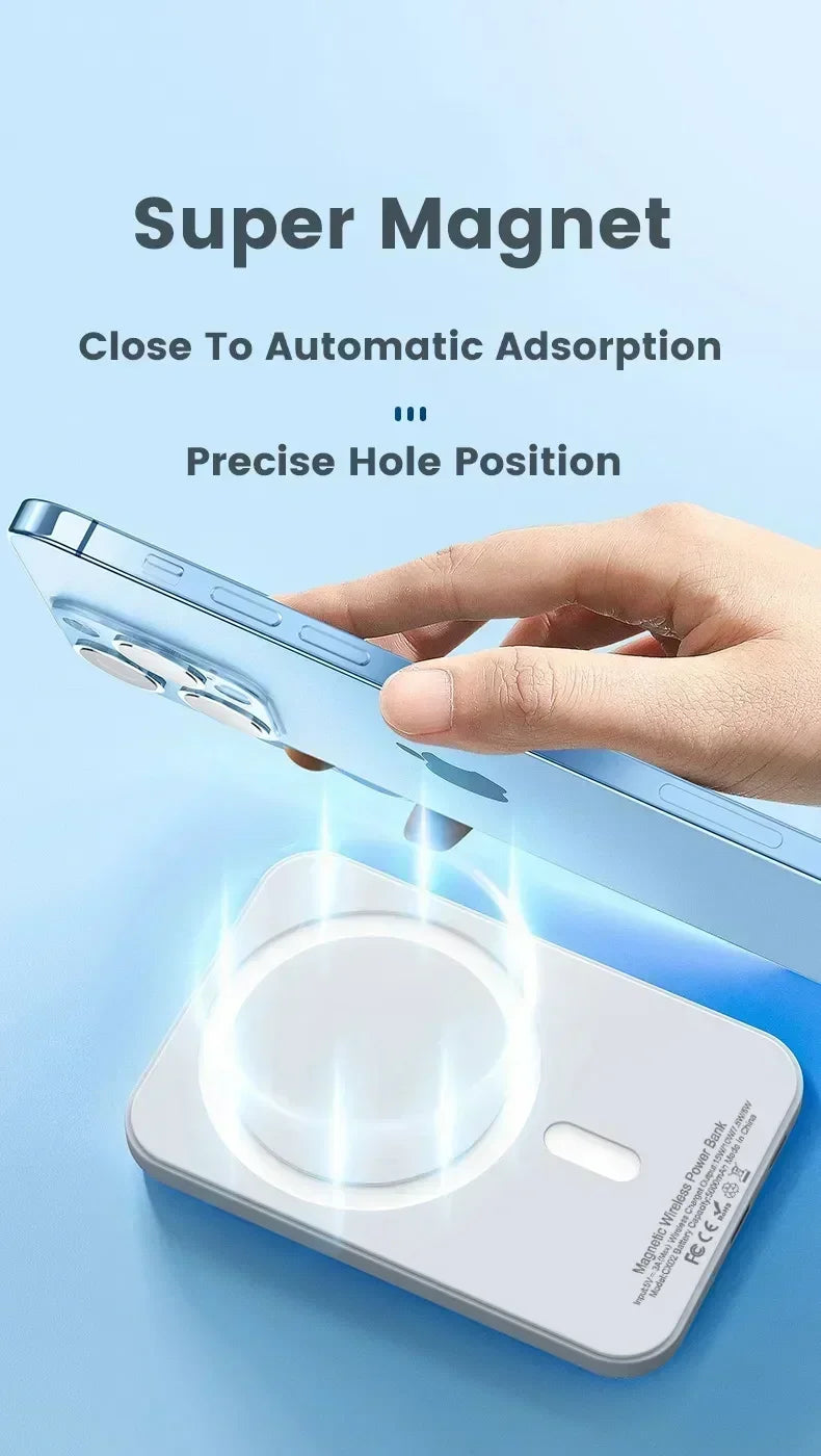 b0dnmm5l4v 50000mah portable wireless charger macsafe auxiliary backup external magnetic battery pack power bank for iphone 15 14 13