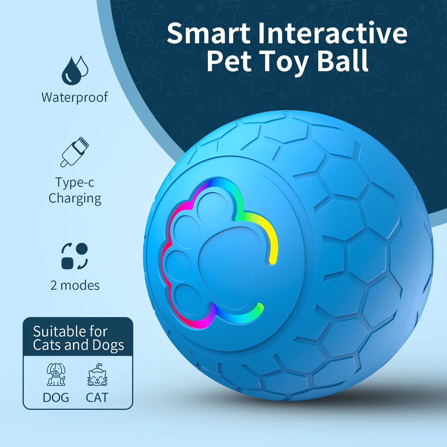 interactive dog ball toy, electric remote-controlled bouncing, durable chew-resistant plastic, engaging pet training game, indoor/outdoor fun, battery operated