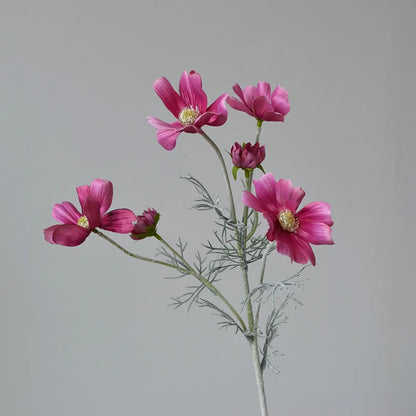 Artificial Gerbera Daisy Flower 60cm White Silk Stem for Home, Wedding, Table, Indoor Decor - Perfect for Anniversary, Baby Shower, Bridal Party, Birthday, Housewarming