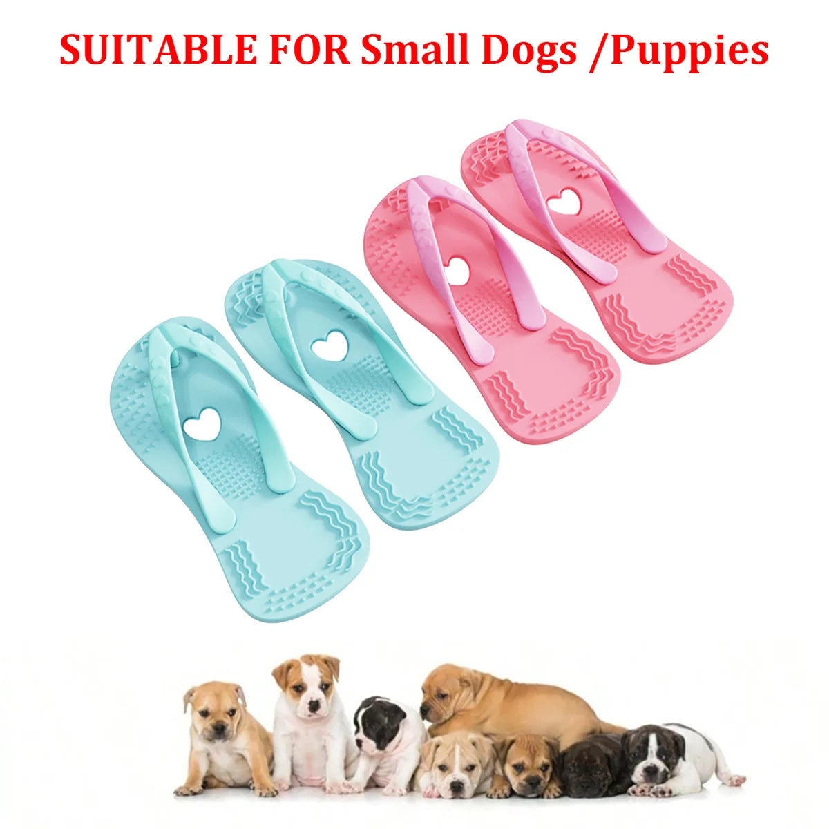 puppy chew toy, durable rubber slippers shape, simulated remote design, relieves teething, reduces boredom, engaging for puppies and small dogs, indoor outdoor play