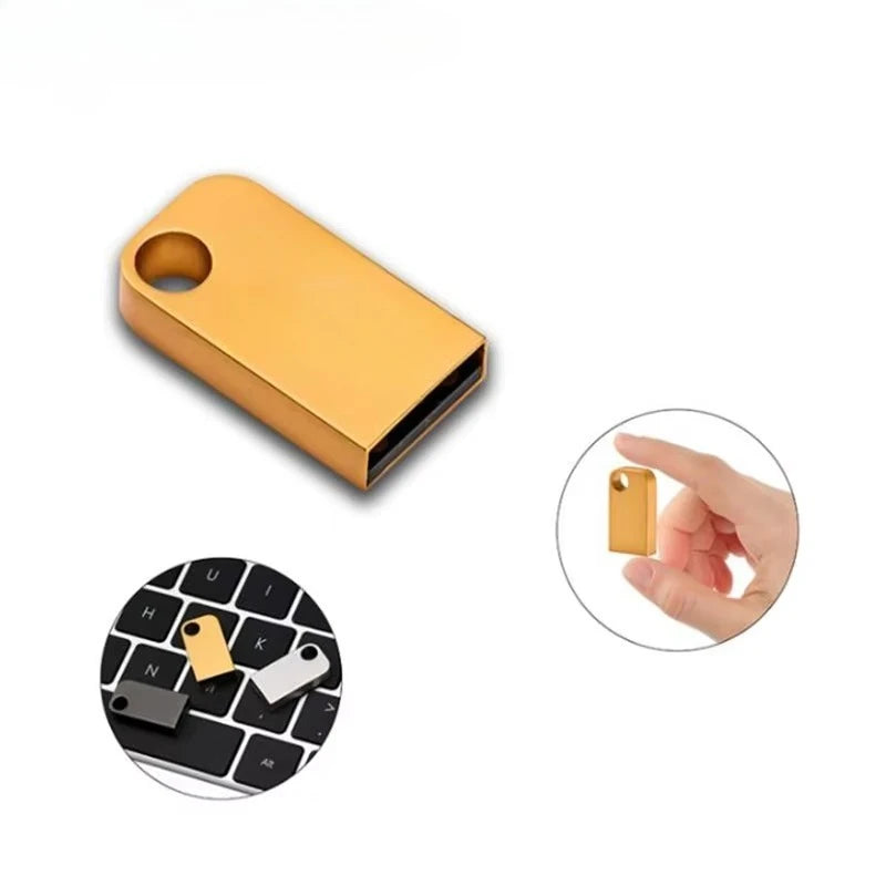 128gb metal usb flash drive keychain | high speed usb 3.0 memory stick | shatterproof waterproof pen drive for pc laptop tv | creative business gift