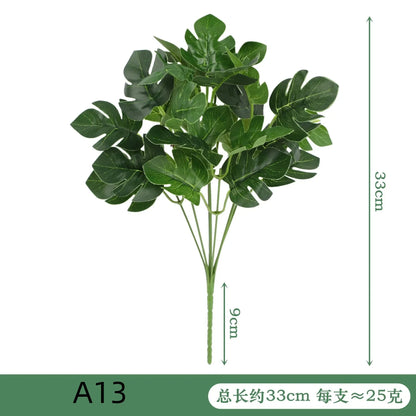 Artificial Eucalyptus Leaf Branch, Plastic Decorative Plant for Bridal Shower, Desktop or Outdoor Use, Cloth Texture, Perfect for Exhibitions and Home Decor