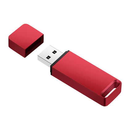 Waterproof Metal USB 2.0 Flash Drive Memory Stick, 128GB|64GB|32GB|16GB|8GB|4GB, Black & Red, Business Creative Photography Gifts, Compatible with Windows & Mac