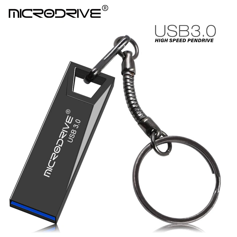 metal usb 3.0 flash drive 32gb or 64gb waterproof memory stick, portable pendrive u disk storage device for quick data transfer and safe storage