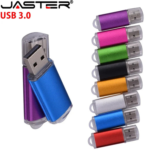 Black USB 3.0 Flash Drive 128GB High Speed Pen Drive 64GB Free Key Chain Memory Stick 32GB Plastic Metal USB Stick 16GB Portable Storage for Laptop and TV