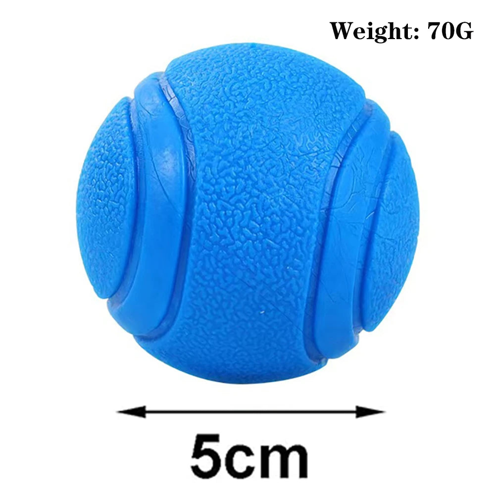 eco-friendly rubber dog chew ball - non-toxic, high bounce, tooth cleaning, bite-resistant, ideal for dogs of all ages, fetch & training, indoor/outdoor fun