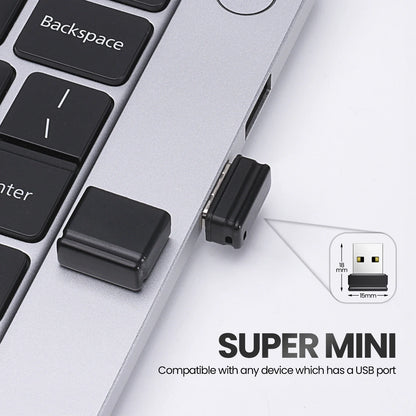 Mini USB Flash Drive 64GB – Creative Gift Pen Drive, Shatterproof & Waterproof, Memory Stick for Laptop, Computer, Car, TV, Available in 32GB, 16GB, 8GB, Black U Disk