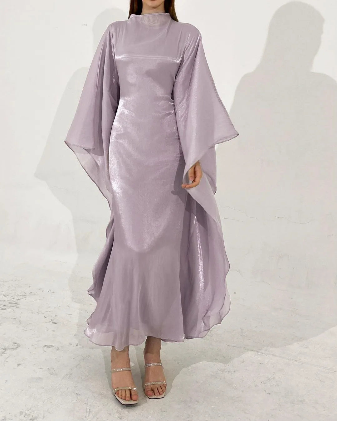 purple eid muslim ramadan abaya luxury evening party kaftan robe clothing for women - elegant a-line design, perfect for celebrations and special occasions