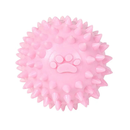 Interactive Pet Chew Toy Ball, Durable Rubber Texture, Promotes Healthy Teeth, Ideal for Dogs and Cats of All Sizes, Encourages Playtime and Outdoor Fetch Activities