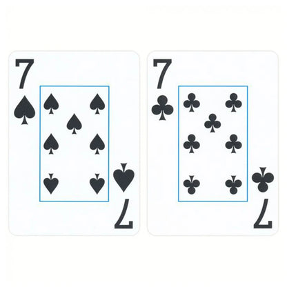 Premium Plastic Poker Cards Waterproof Big Number Texas Gift Decks for Game Nights and Tournaments, Durable and Easy to Clean Playing Cards for All Ages