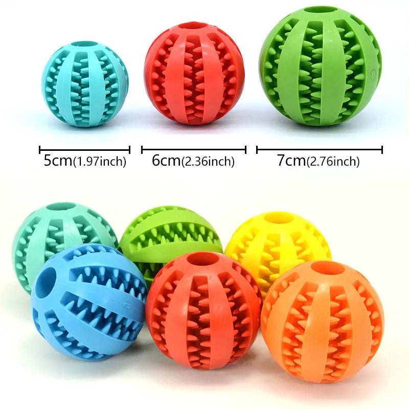 b0fgdgrw98 natural rubber pet dog toys dog chew toys tooth cleaning treat ball rubber ball pet cleaning teeth grinding leakage ball dog toy