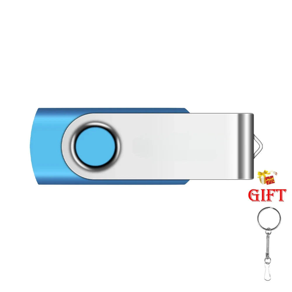 usb flash drive 128gb/64gb/32gb/16gb/8gb/4gb memory stick - high speed, colourful, portable storage for laptop, pc, tv - creative business gift keychain